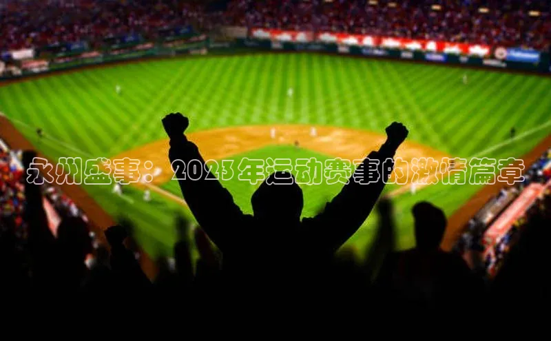 欧陆平台网站度小满理财永州盛事：2023年运动赛事的激情篇章